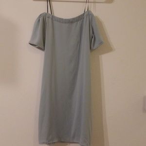 Strapless off shoulder dress